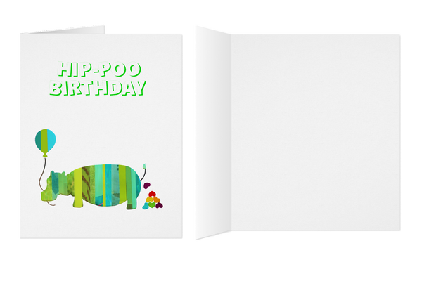 GC003 Hip-poo Kids Birthday Card